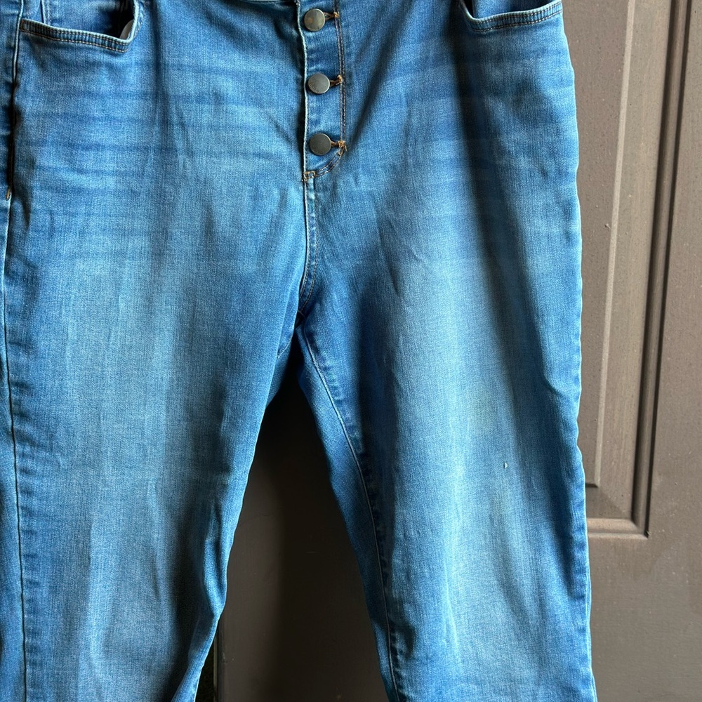 ANA Women Jeans High Rise Jegging 18 Crop Ankle 25inch inseam - Picture 5 of 7